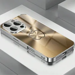 Funda iPhone X a 17 Pro Max – Cristal Templado Plateado