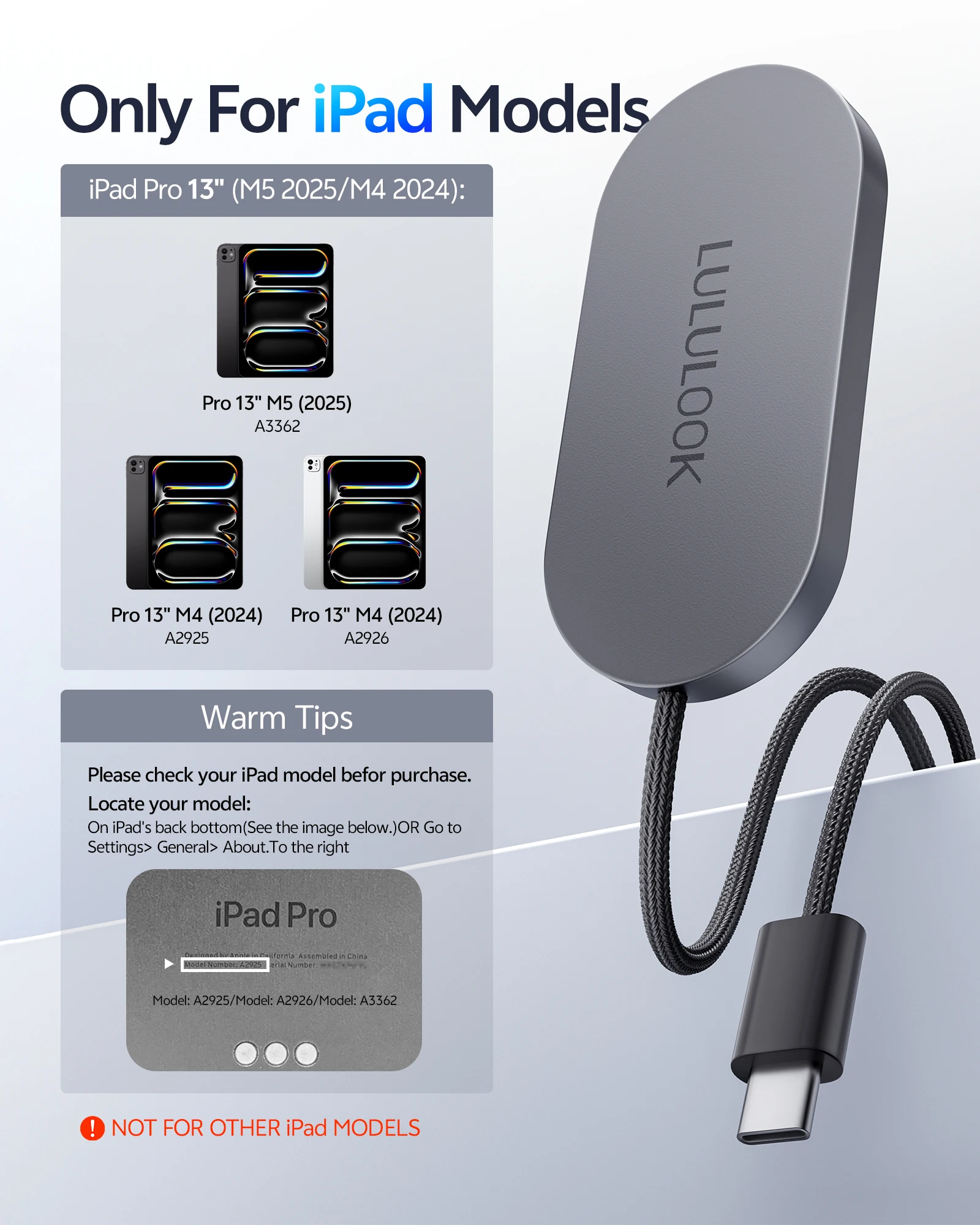 For M5 iPad Pro 13in