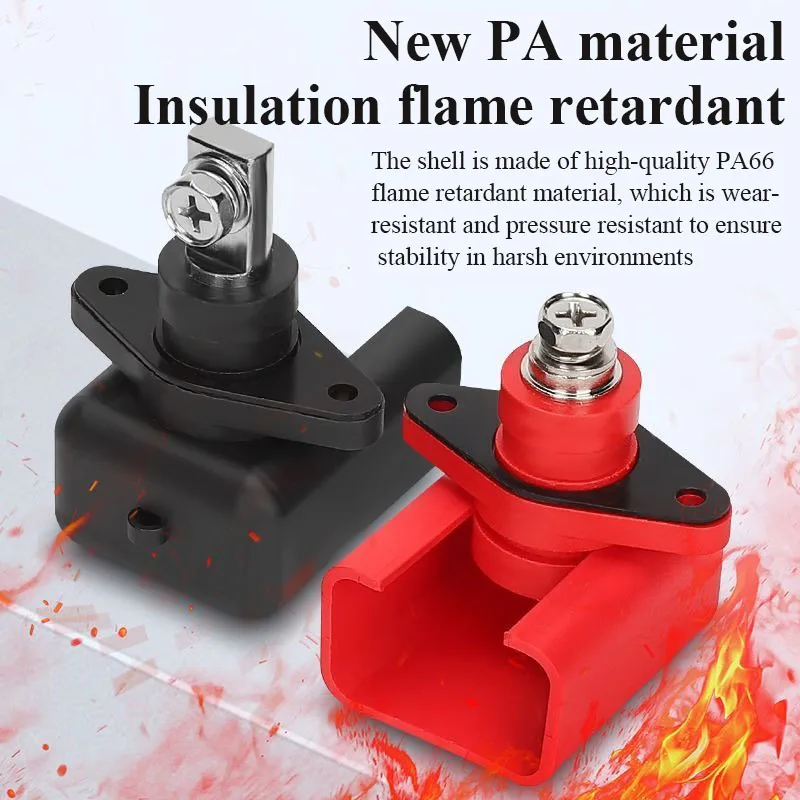 Terminal de batería de litio 500A 300A 150A, conector de almacenamiento de energía nueva de alta corriente a través de bloques de terminales de batería de pared - imagen 3