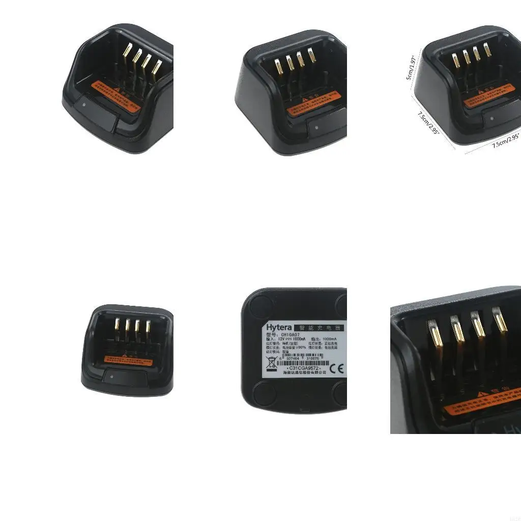 462E Walkie Talkie Cargador Radio Batería Base carga 12V para 1A 850mAh