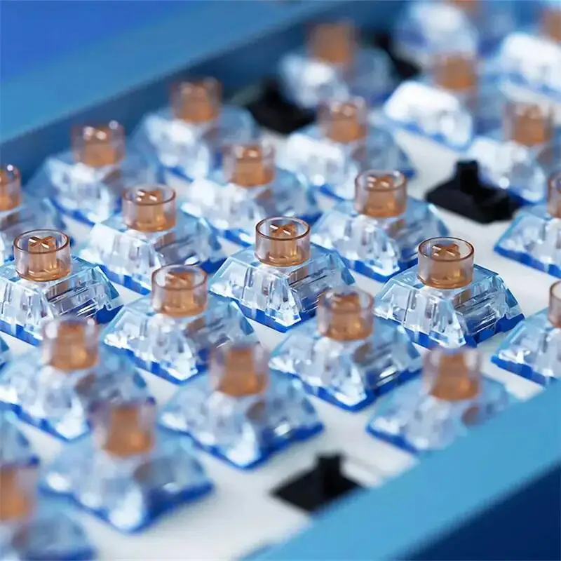 Kailh-interruptores silenciosos de aguas profundas, teclado táctil lineal, interruptor silencioso Pro 60g Lonely Island 45g RGB, interruptor de teclado mecánico de 5 pines - imagen 3