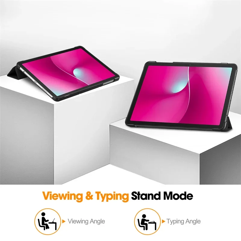 Funda para T-Mobile REVVL Tab 2, Funda inteligente de cuero PU Flio de 10,1 pulgadas con parte trasera dura para T-Mobile REVVL Tab2 5G 2025 - imagen 3
