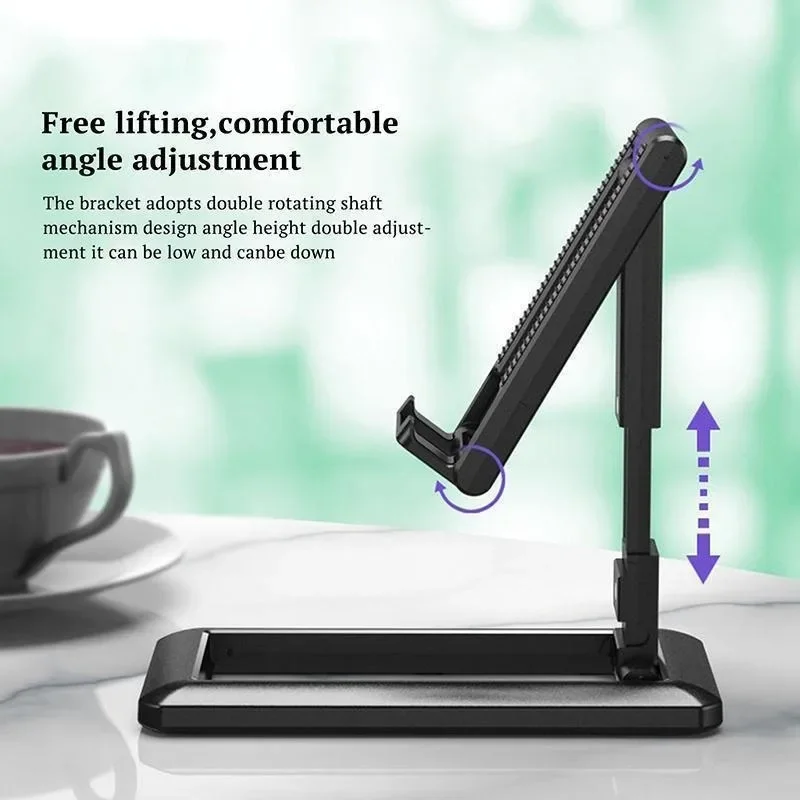 Soporte de escritorio portátil, Mini soporte plegable para teléfono móvil para iPhone 13 Pro Max, iPad, Xiaomi, soporte de escritorio portátil - imagen 4