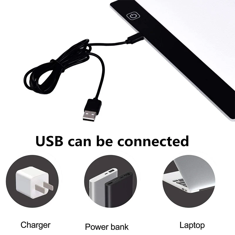 Almohadilla LED A3/A4/A5 – Luz regulable para pintura de diamantes - imagen 3