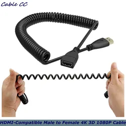 Cable HDMI macho a hembra 4K para TV, proyector y ordenador