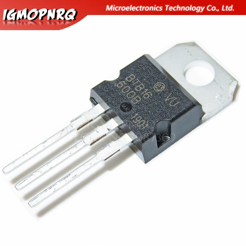 40 piezas Triac BTB16-600B BTB16 16A / 600V TO-220 nuevo y original