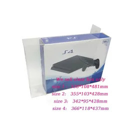 Cubierta protectora PS4 transparente PET – Caja exhibición colección