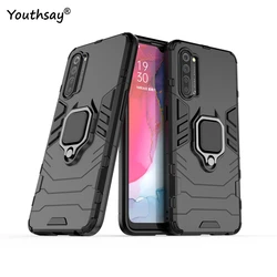 Funda Armadura Oppo Reno 3 Pro – Anillo Soporte Antigolpes TPU