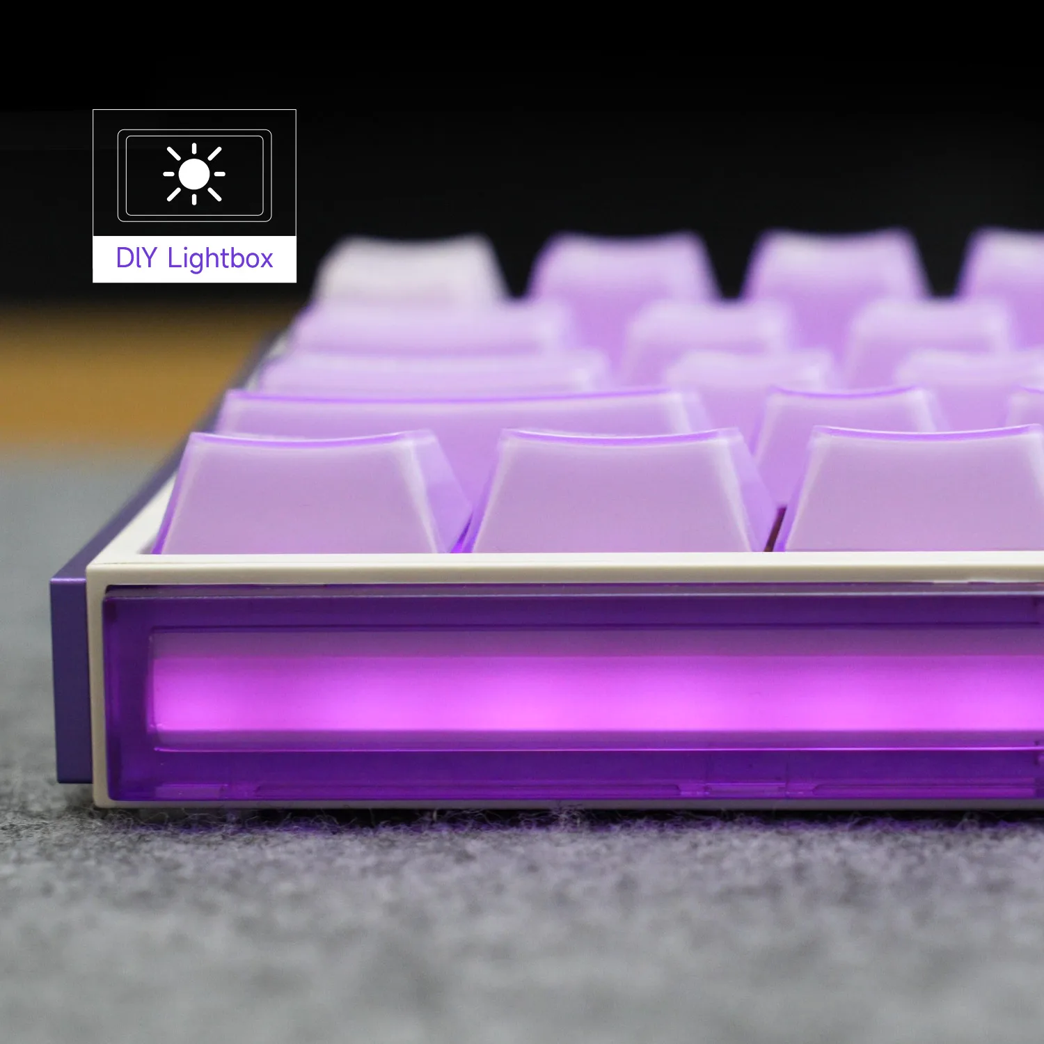 Akko RAY68 HE teclado magnético 65% disparador rápido de 68 teclas 0,005mm 8K RGB con caja de luz personalizado ESports Gaming Keybaord mecánico - imagen 3