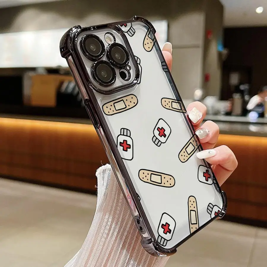 Funda Cool Nurse Medicine para Apple iPhone 13 12 11 Pro Max 16 15 14 Plus 16e 17 Air Soft Cover - imagen 3