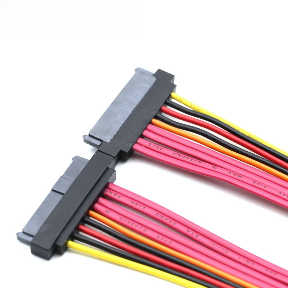 MINI SAS SFF-8482 29Pin hembra a maestra Cable de alimentación Servidor Disco Duro Cable Longitud Opciones 0.5M 1M - imagen 3