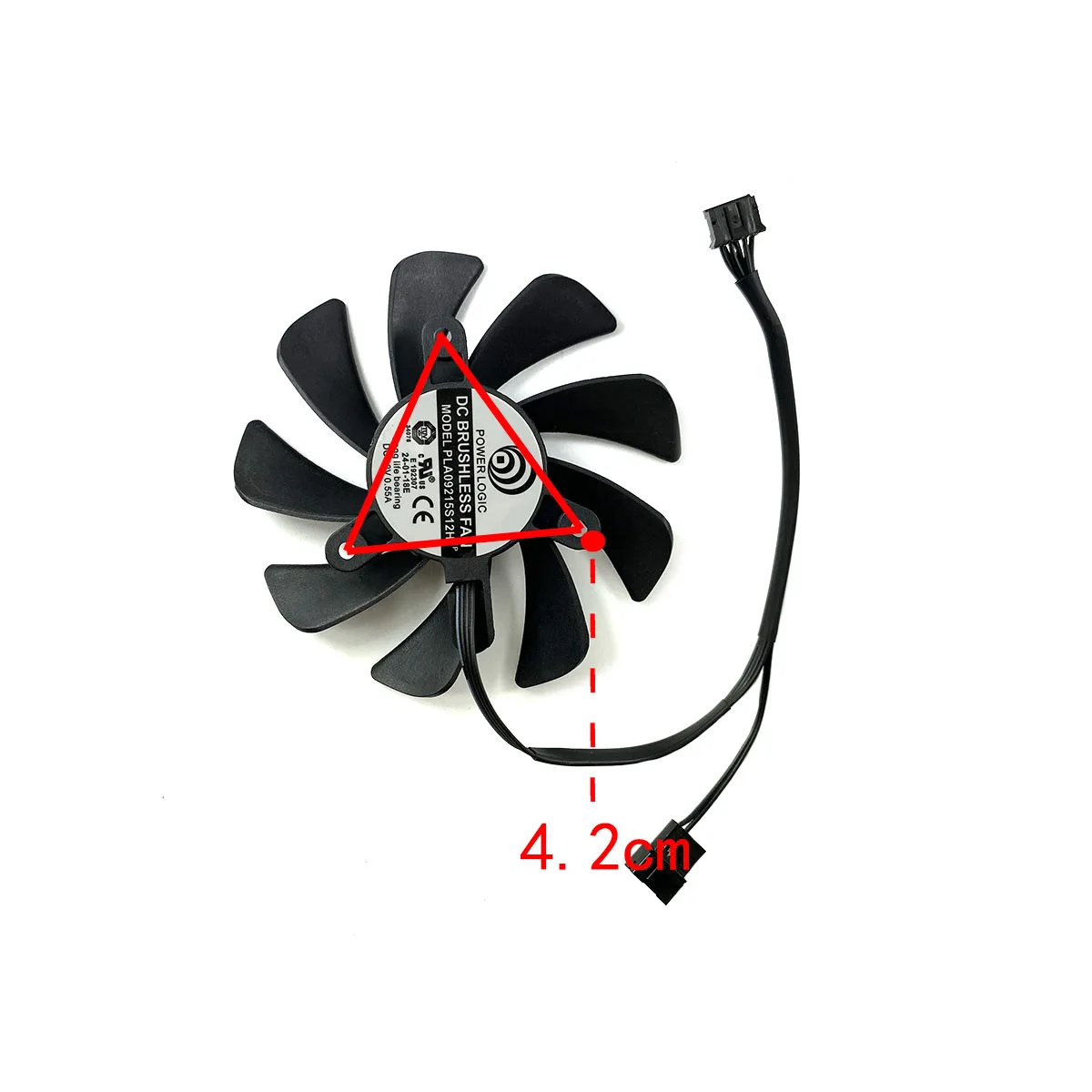 Nuevo para ventilador de repuesto de tarjeta gráfica HP RTX3060 OEM OC - imagen 3