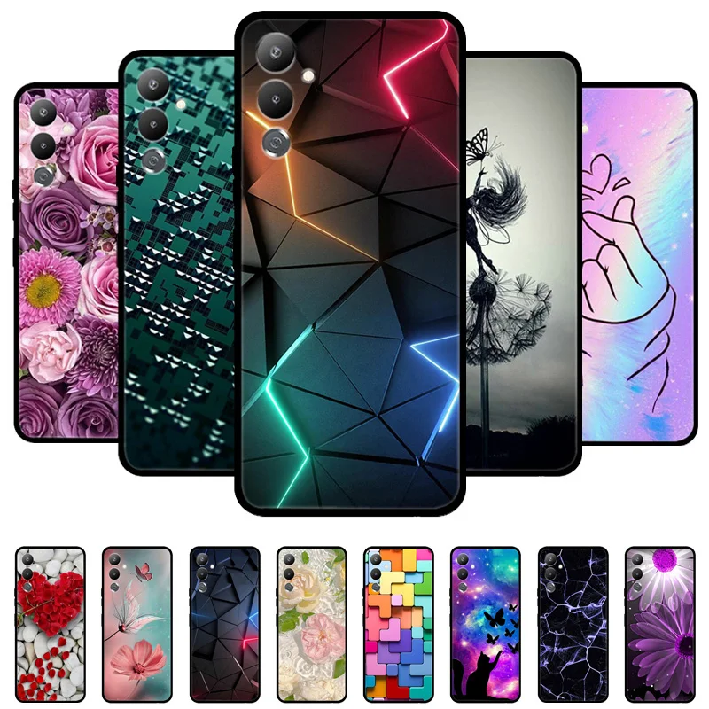 Para Tecno Pova 4 Pro funda lobo gato animales silicona suave Fundas traseras para Tecno Pova Neo 2 Neo2 3 funda de teléfono Pova4 Pro Fundas