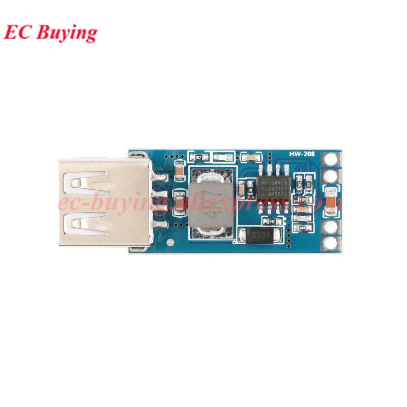 20 piezas/1 unidad 9V 12V 24V a 5V 3A DC-DC regulador de voltaje reductor módulo de fuente de alimentación convertidor Buck Board cargador de teléfono PCB de coche - imagen 2