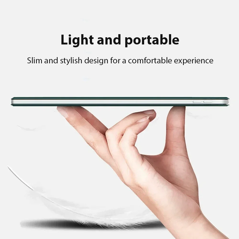 Funda tipo libro magnética inteligente para Ipad 10th Mini6 Air4 5 Pro 11 12,9 pulgadas funda para Ipad de triple pliegue accesorios para Ipad fundas para tabletas con activación automática - imagen 3