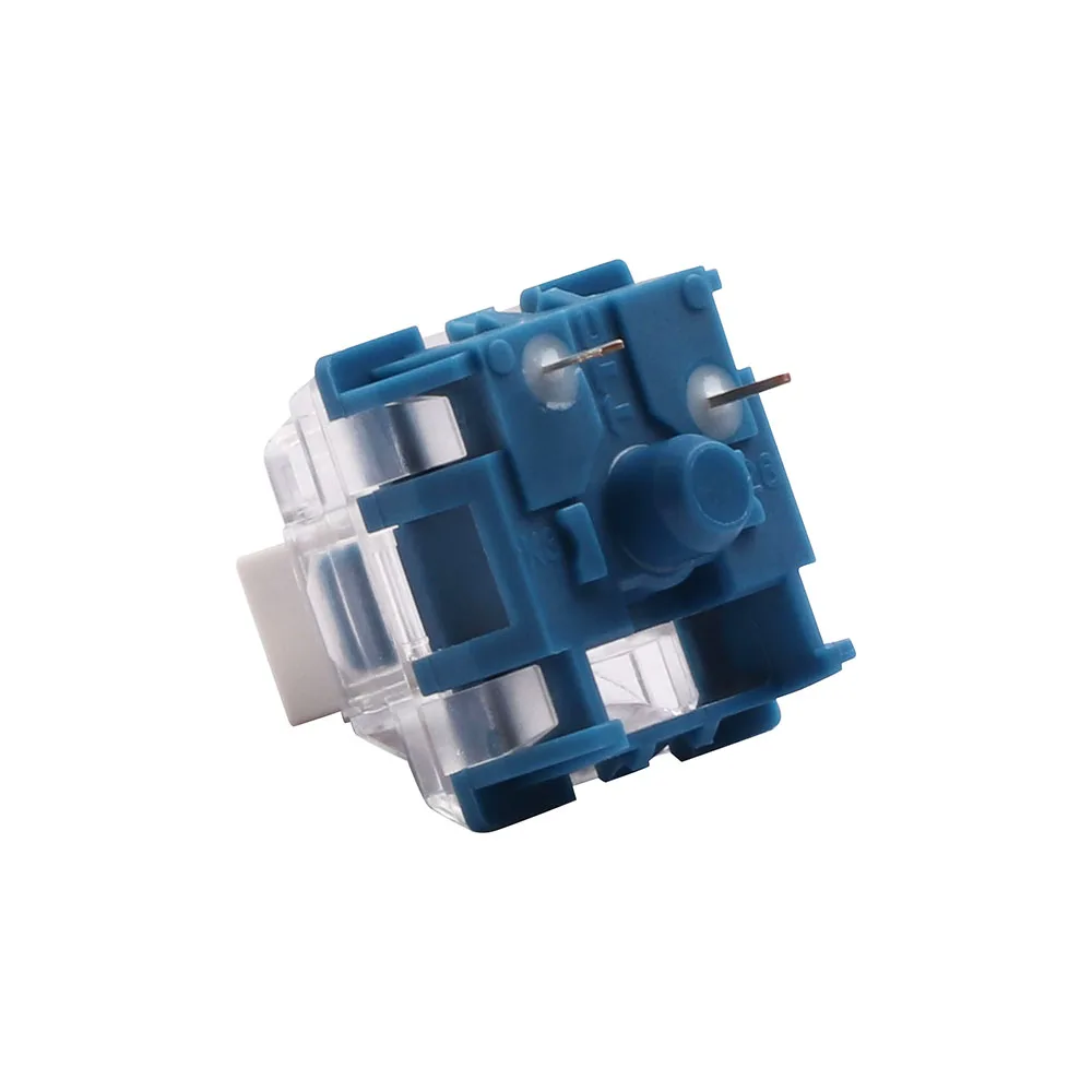 Interruptor de teclado mecánico personalizado, dispositivo de velocidad TTC, plateado, V2, HIFI, lineal, 45GF, 3 pines, RGB, SMD, intercambio en caliente, Kit de juego, prevención de clic - imagen 2