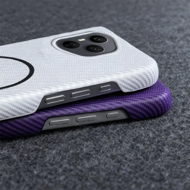 Para Huawei Honor 400 Pro funda dura de PC de fibra de carbono magnética MagSafe funda protectora trasera para Honor 400Pro 400 Lite Shell - imagen 3