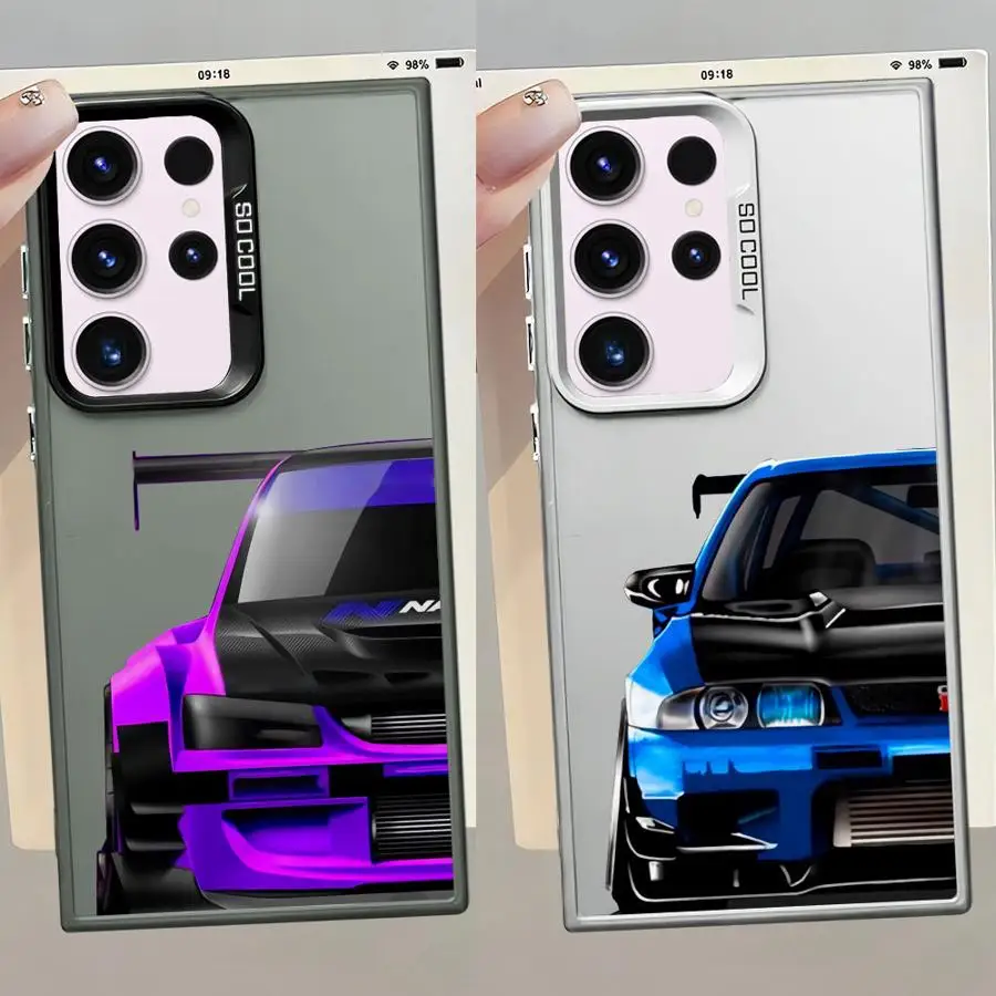 Funda blanda para Samsung Galaxy S22 Ultra Note 20 Ultra S20 FE S25Plus S25 S24Ultra S21 S23 S24 FE Cool Car