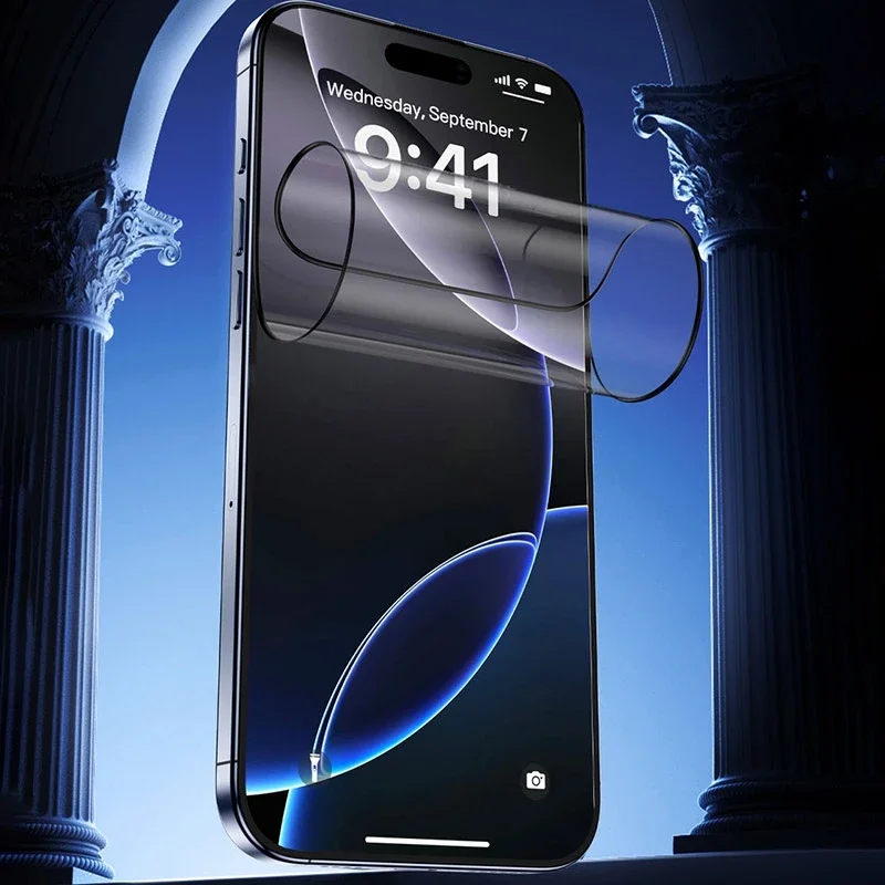 3 uds vidrio templado Premium para iPhone 17 16 Pro Max 16 Plus 17 Air 17 Pro Max un solo clic fácil de instalar Protector de pantalla sin polvo - imagen 4