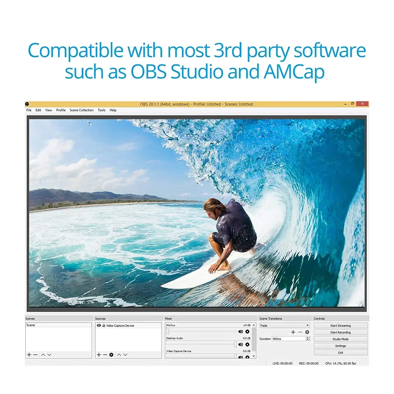 Ezcap262 UVC USB3.0 SDI Video Capture Card SDI naar USB 3.0 Live Streaming Plaat SDI Loop 1080p 60FPS Record Box voor Mac Windows - imagen 5