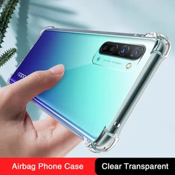 OPPO Reno3 Pro Funda Silicona Transparente con Airbag Delgado