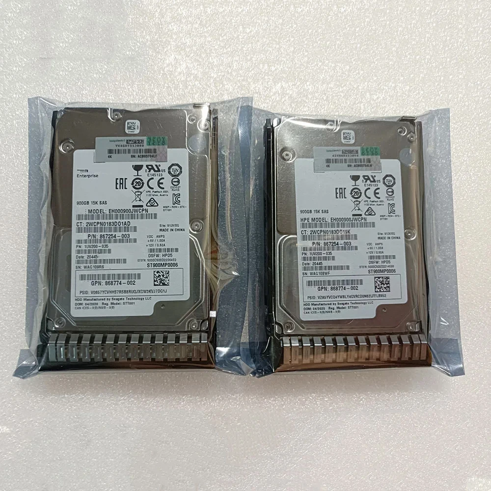 EH000900JWCPN 870759-B21 900GB HDD 870795-001 Disco duro SAS 12G 15K para HPE - imagen 5