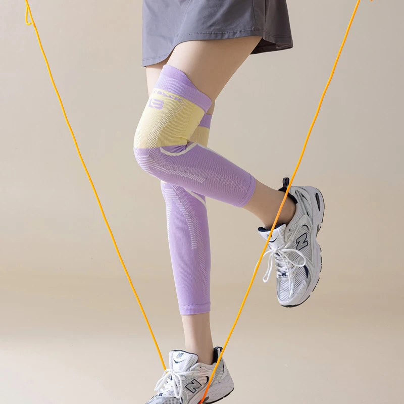 Rodilleras deportivas suaves, rodilleras transpirables de compresión elástica para Fitness, ciclismo, baloncesto, manga de pierna, rodillera protectora - imagen 4