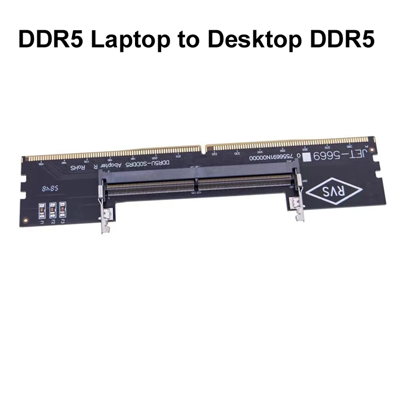 Tarjeta adaptadora de memoria DDR3 DDR4 DDR5 para ordenador portátil de escritorio SO-DIMM a PC tarjeta DIMM DDR3 DDR4 DDR5 adaptador de conector de memoria RAM - imagen 5