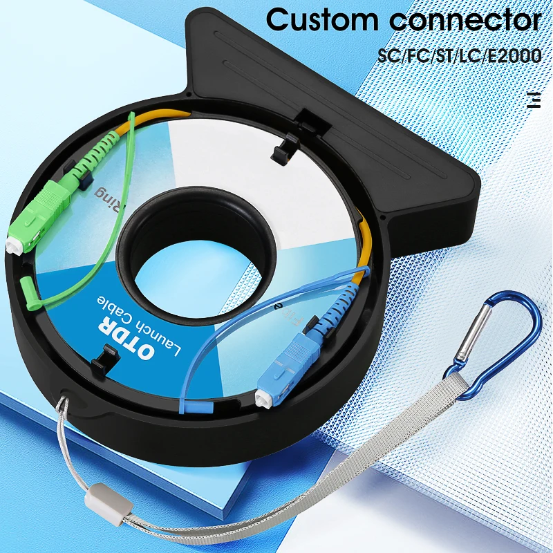 SC-SC(UPC/APC) Cable de lanzamiento OTDR de 1KM OS2 SM Cable de extensión reflectómetro de dominio de tiempo óptico eliminador de zona muerta modo único - imagen 2