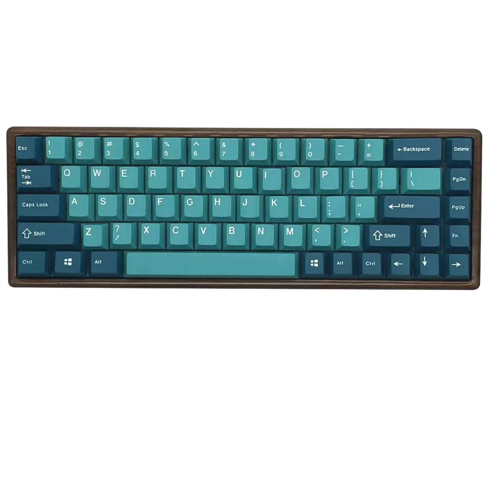 Teclado mecánico personalizado CNC de madera de nogal, 68 teclas, con cable, VIAL RGB norte, programable completo - imagen 2