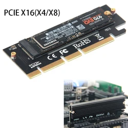 Tarjeta adaptadora NVMe M.2 PCIe - Disipador Aluminio para SSD M-Key