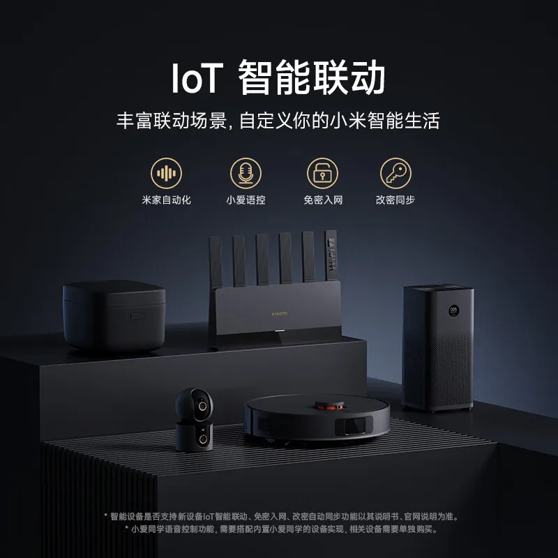 Xiaomi Router BE6500 Wi-Fi 7 4 núcleos 2,5G puerto Ethernet lote enlace inteligente red de malla MLO bandas duales Mijia APP Control - imagen 4
