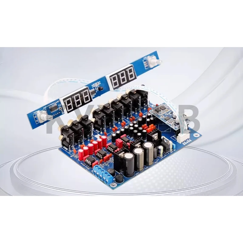 KYYSLB pantalla Digital Control remoto tono placa frontal de escenario 6 canales Audiophile frontal 5,4 Bluetooth APTX LDAC placa amplificadora