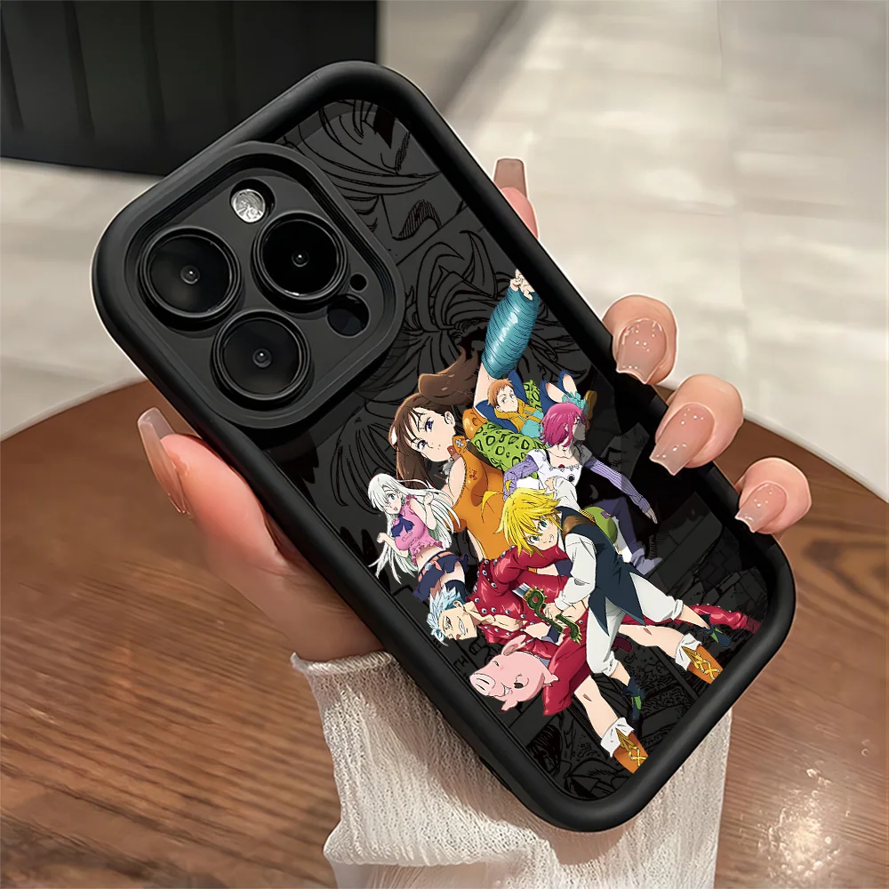 Funda de teléfono Anime The Seven Deadlys Sins para Samsung Galaxy A17 A07 A26 A16 A35 A55 A25 A15 A54 A34 A36 A24 4G 5G, funda trasera suave - imagen 5