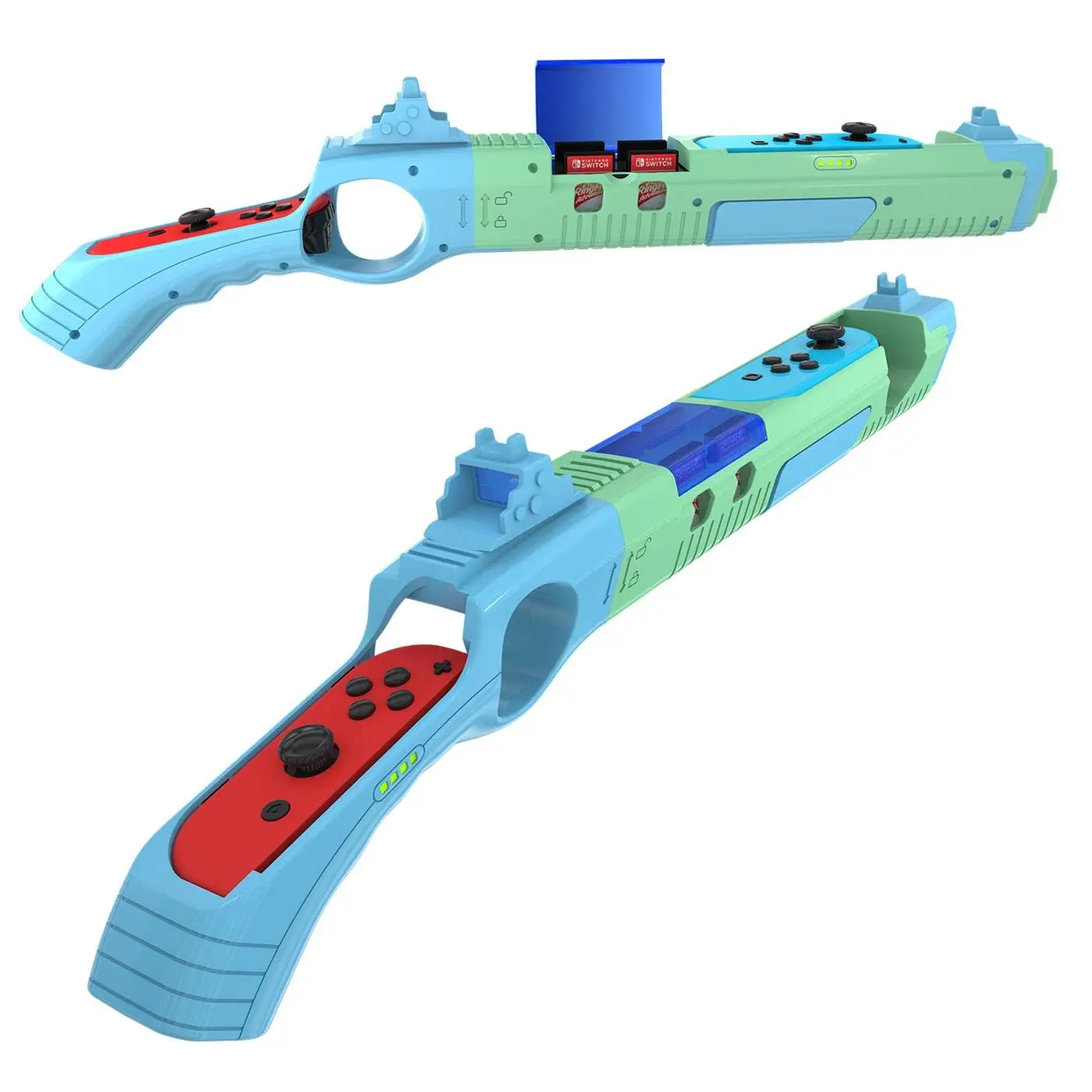 Controlador de pistola de juego de disparo Switch para Nintendo Switch/juegos de caza OLED pistola de Nintendo Switch
