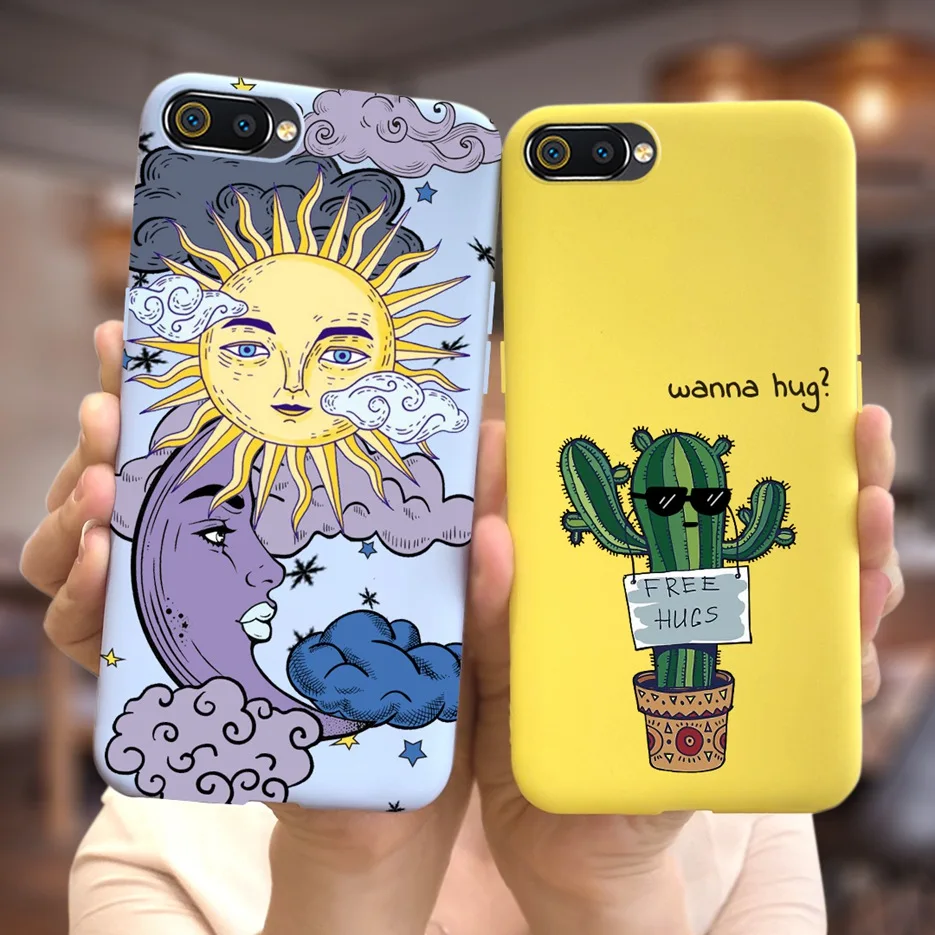 Para Realme C2 funda Oppo A1K funda bonita de silicona suave funda trasera de teléfono para Oppo A1k RealmeC2 funda Fundas a prueba de golpes Coque - imagen 5