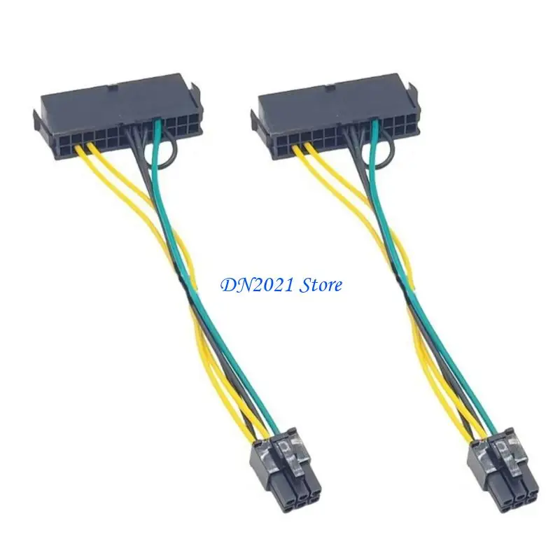 F3KE Universal 24Pin to 6Pin Power Supply Conversion Cable Replacement for 7050 7080 3669 3050 5050 3668 Computer Motherboard - imagen 2
