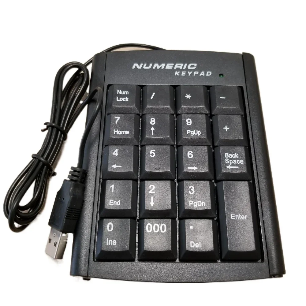 Teclado Numérico USB Ergonómico para Laptop y PC – Conexión Directa - imagen 3