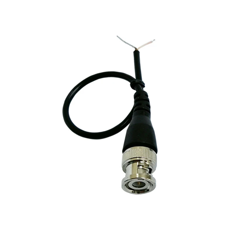 1 Cable de vídeo BNC Q9 macho hembra Pigtail con chaqueta de PVC 20cm otro extremo expuesto nuevo - imagen 2