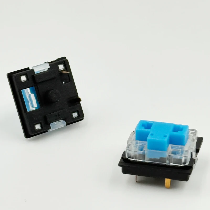 Interruptor de perfil bajo para teclado mecánico carcasa inferior negra 3 pines azul RGB personalizado DIY intercambio en caliente - imagen 3