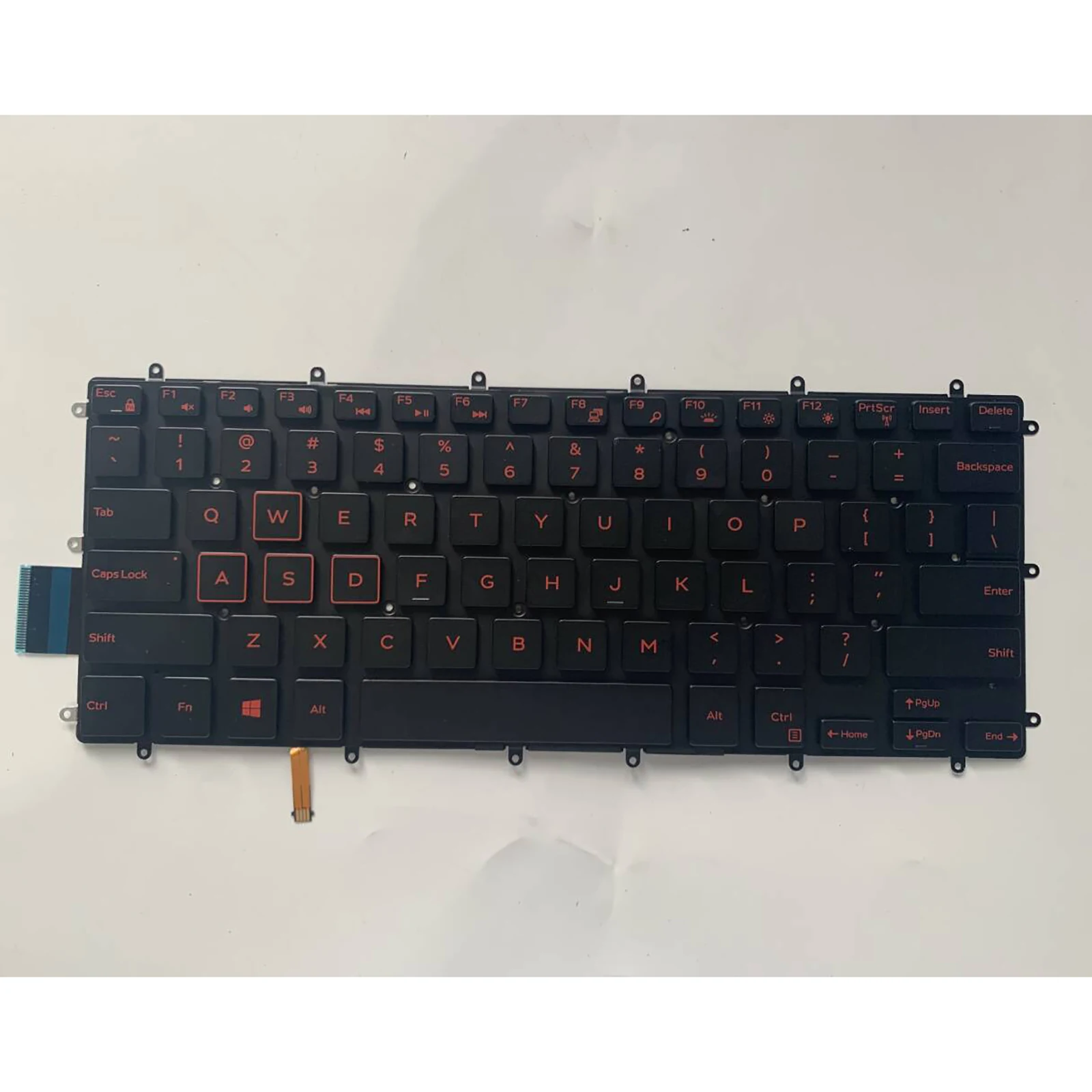 Teclado para portátil, diseño estadounidense para Dell Inspiron 13 7368 7370 7373 7375 7378 7466