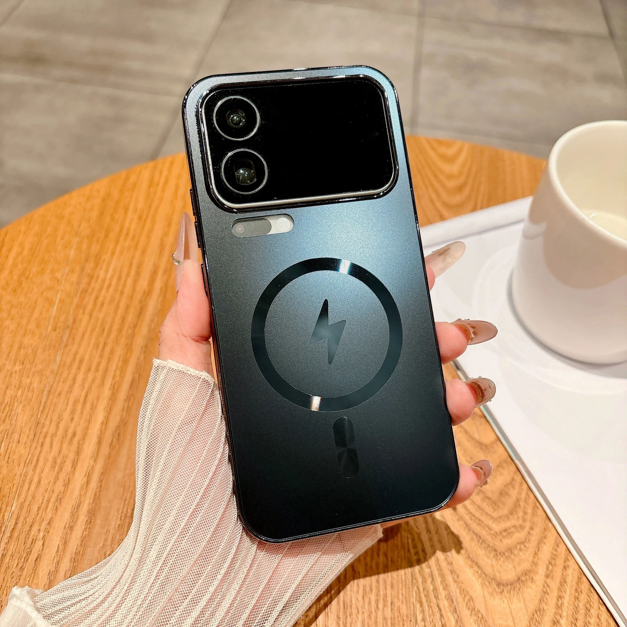 Funda magnética para Xiaomi Mi 17 Pro Max 15 15S 14 Pro Ultra cubierta para Mag-safe revestimiento parachoques mate PC carcasa trasera Capa Fundas - imagen 4