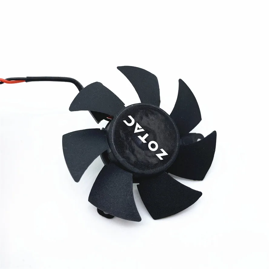 Tarjeta gráfica APISTEK GA51S2L de 45MM y 47MM para aspas de ventilador ZOTAC, ultra silenciosa, 45MM de diámetro, 39mm de paso de orificio, 12V, 2 pines - imagen 2