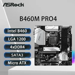 Placa base ASRock B460M PRO4 mATX LGA1200 DDR4 M.2 HDMI