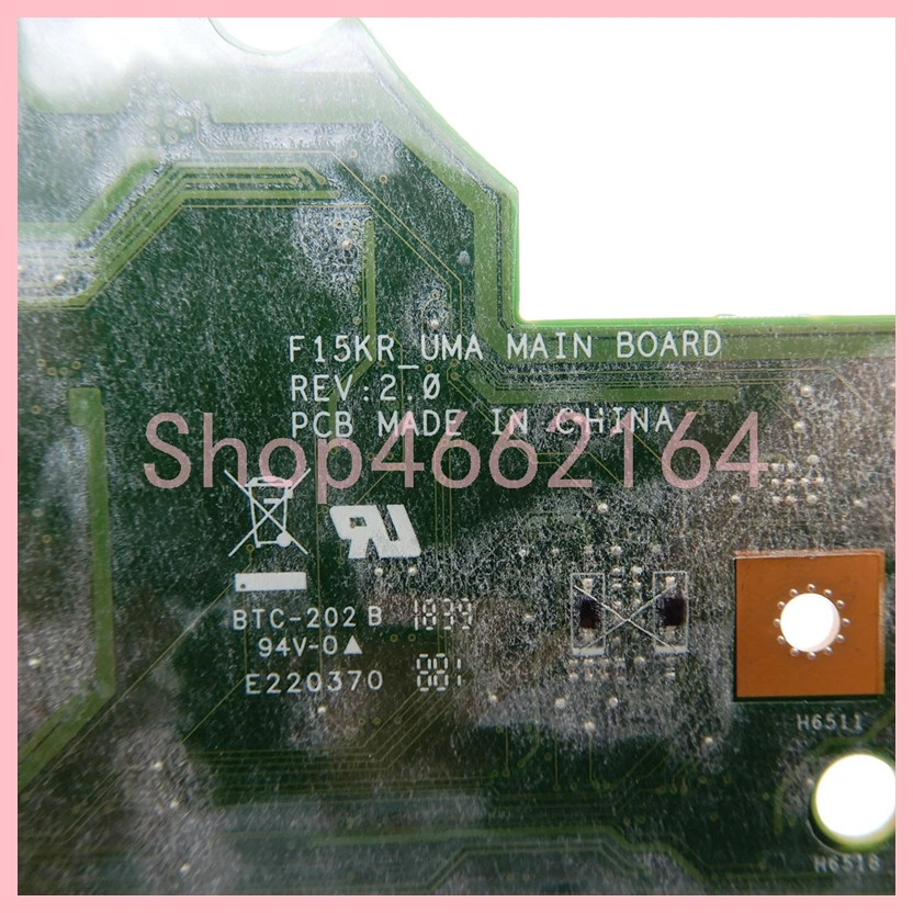 Placa base para ordenador portátil F15KR con CPU 4415U para placa base para portátil ACER E6439 100% probado OK