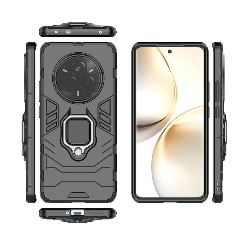Para funda OPPO Realme 14 Pro funda Realme 14 Pro Capas a prueba de golpes soporte de parachoques anillo soporte magnético funda para Realme 14 Pro Fundas - imagen 4