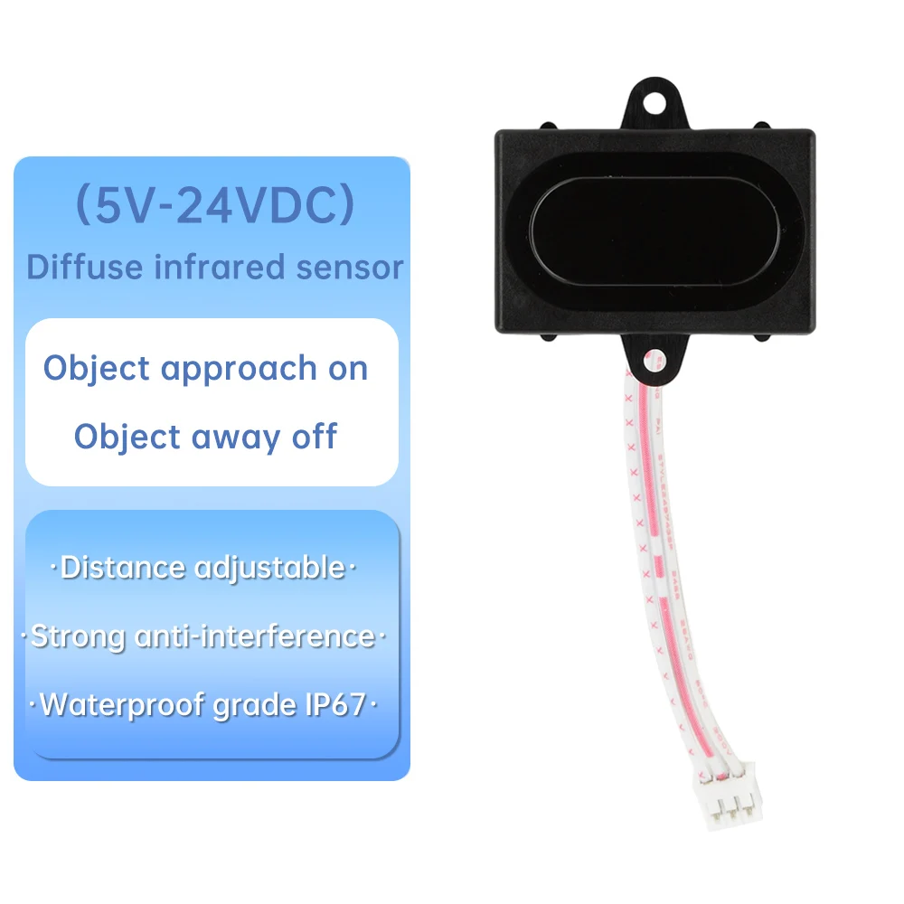 Interruptor de Inducción infrarrojo, grifo, interruptor de detección de movimiento humano, sensor de reflexión difusa DC5V, interruptor infrarrojo, control de luz de espejo - imagen 2