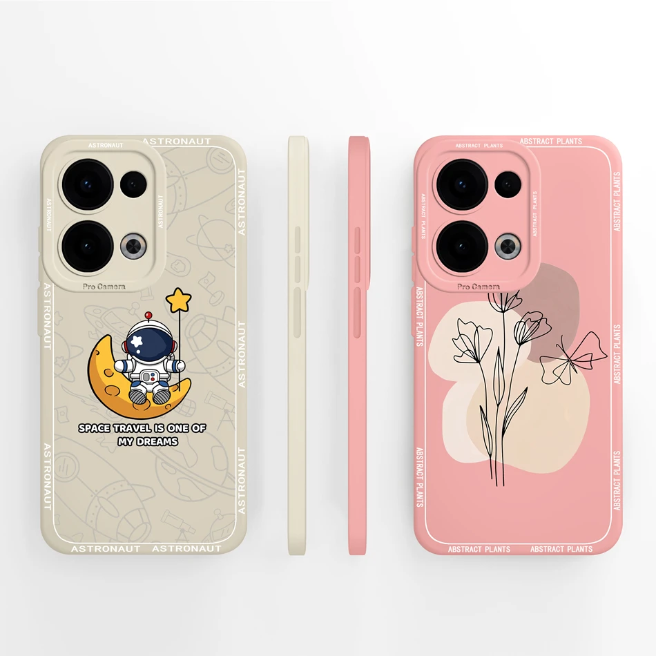 Para Oppo Reno 13 Pro funda trasera de mariposa a la moda para Oppo Reno13 13Pro 5G carcasa de teléfono de silicona líquida suave de alta calidad - imagen 3