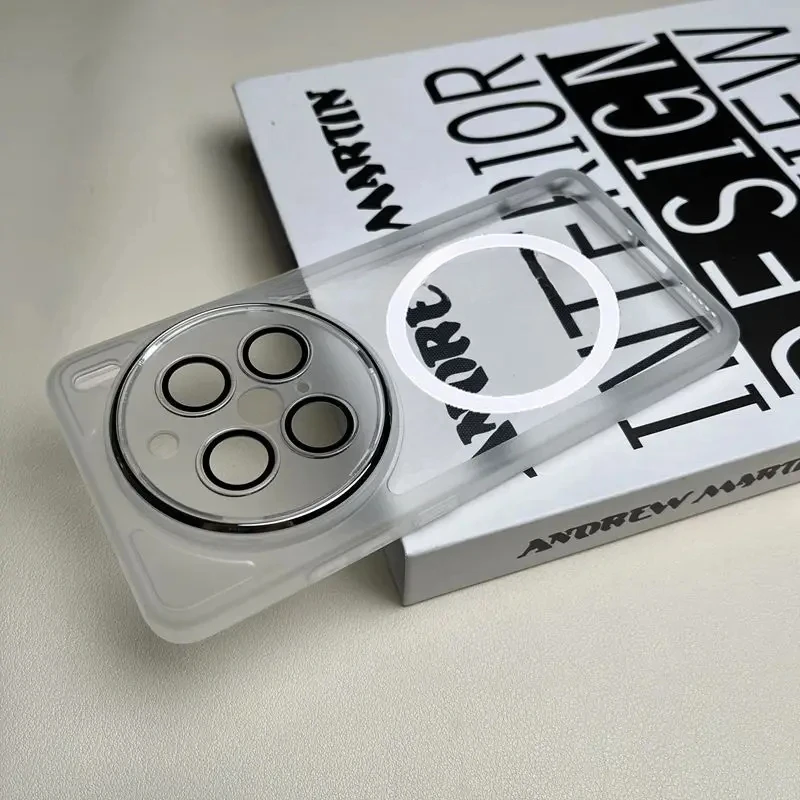 Película protectora de lente, funda de carga inalámbrica para VIVO X200 Pro mini X100S Pro X100, parachoques transparente de silicona ultrasuave a prueba de golpes - imagen 2