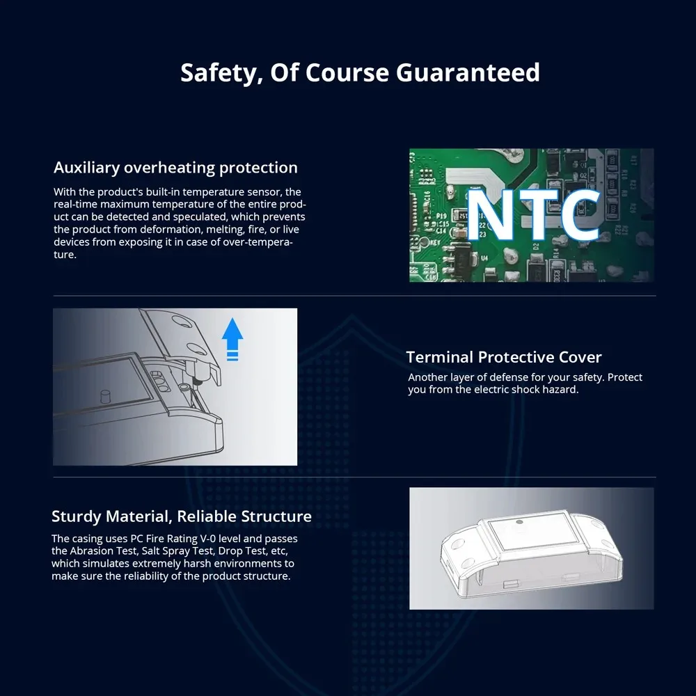 SONOFF BASICR4 WiFi interruptor inteligente ESP32 modo de interruptor mágico seguro confiable Control remoto EWeLink con S-MATE2 Alexa Google - imagen 3
